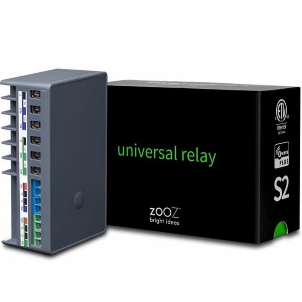 Zooz ZEN17 Universal Relay 700 Series Z-Wave Plus S2 Smart Home Controller (Open